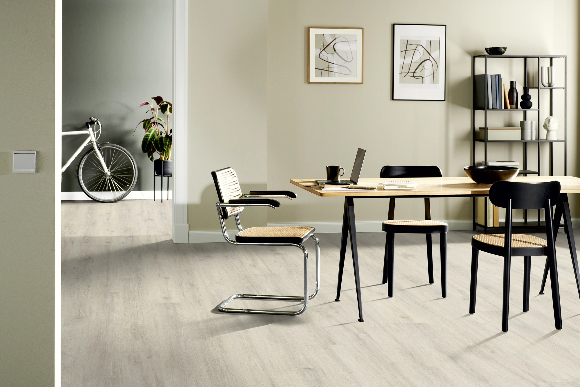 JOKA Laminat MANHATTAN 332NP NormalPlank | 3803-Oak polarwhite 1-St.OS *