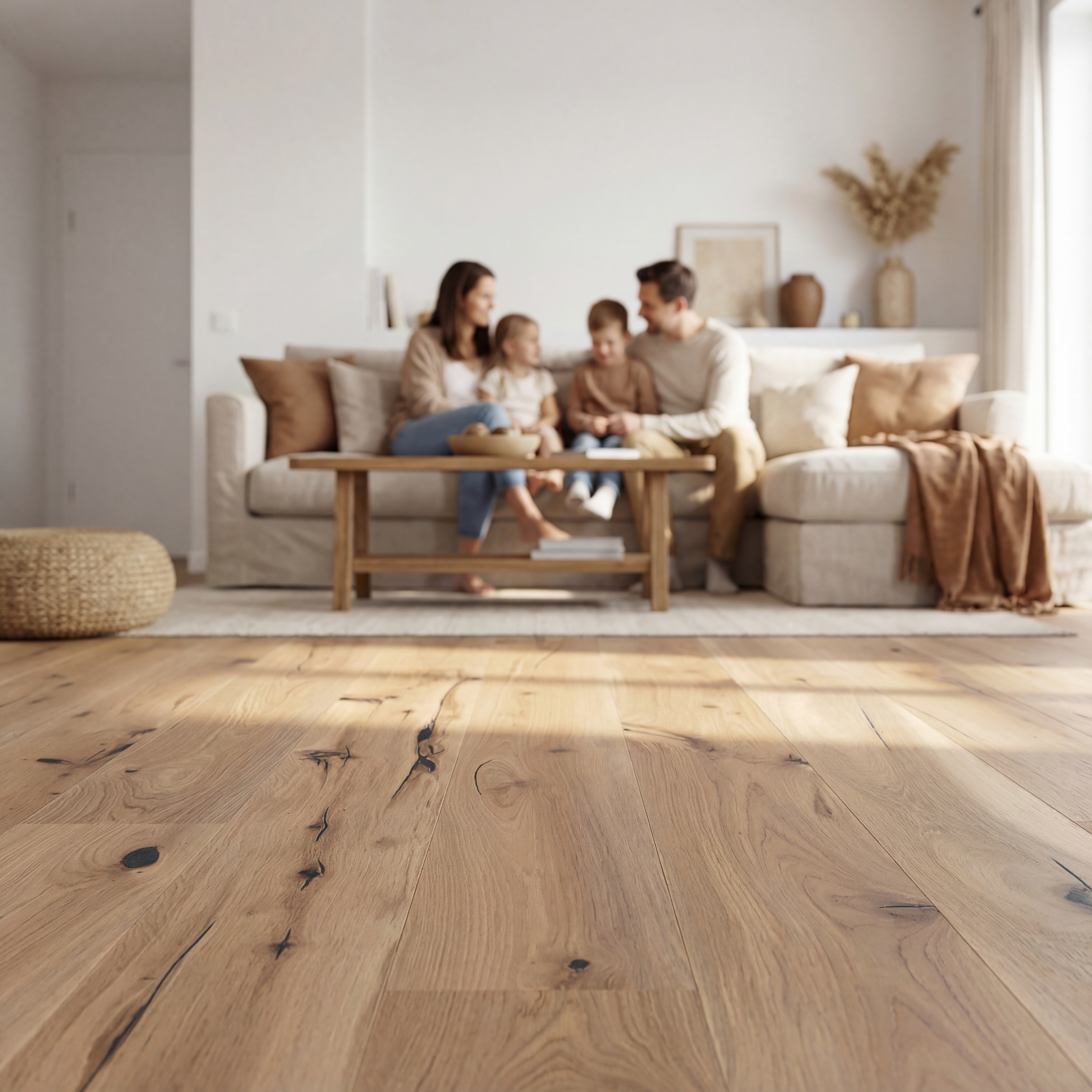 JOKA Parkett CALGARY 527LD 3-S Landhausdiele | E8414 Eiche creme g.COUNTRY ÖL