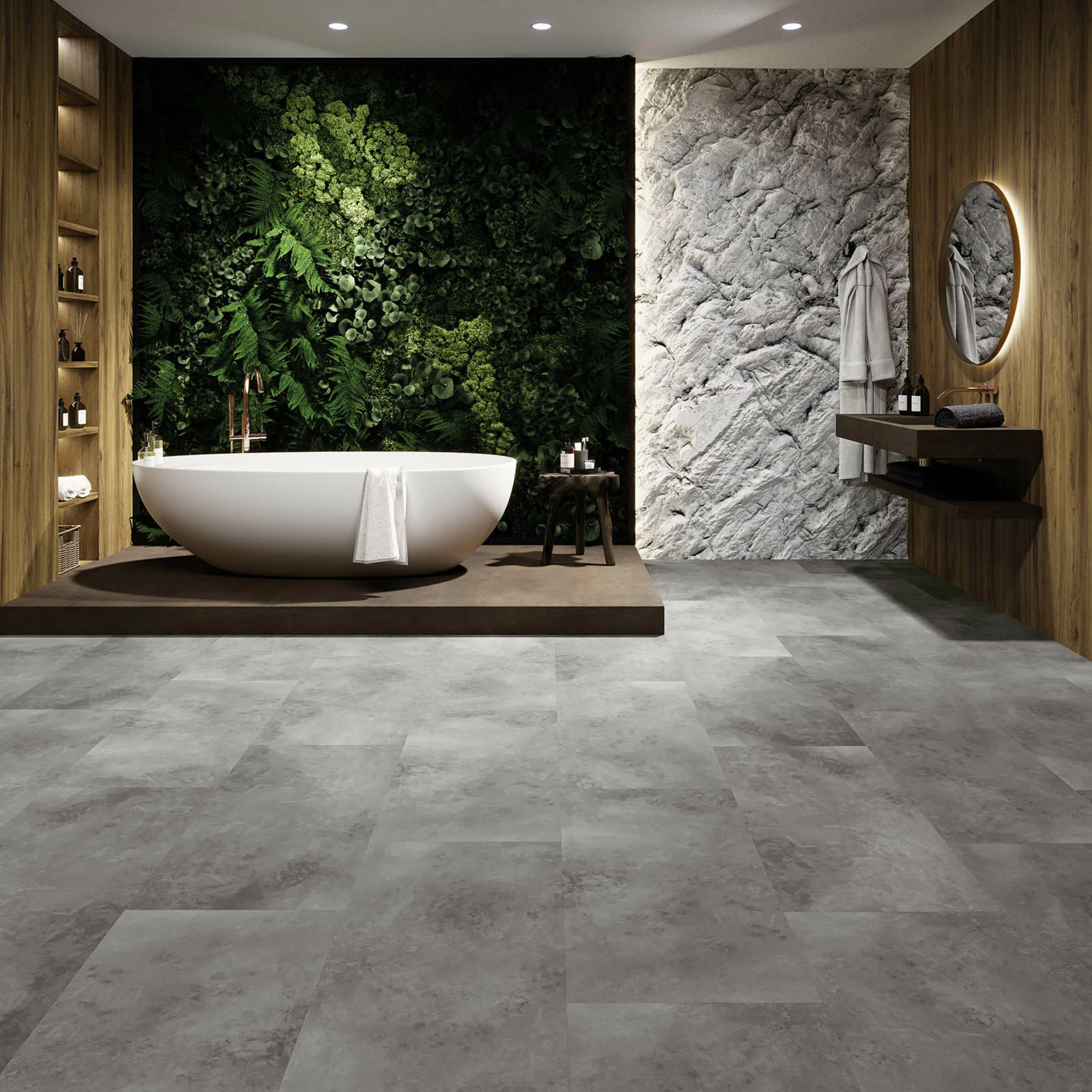 JOKA DESIGN 555 Click - Rigid Klick-Vinyl mit integriertem Trittschall - 606 Hazy Night