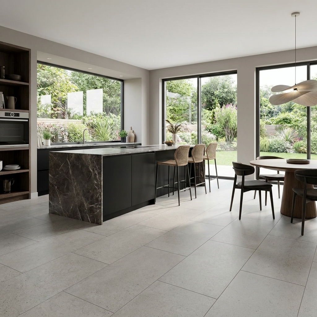 COREtec® Rigid Klick-Vinyl 'Cumulus' - Authentics TILE - 50 LVTE 153