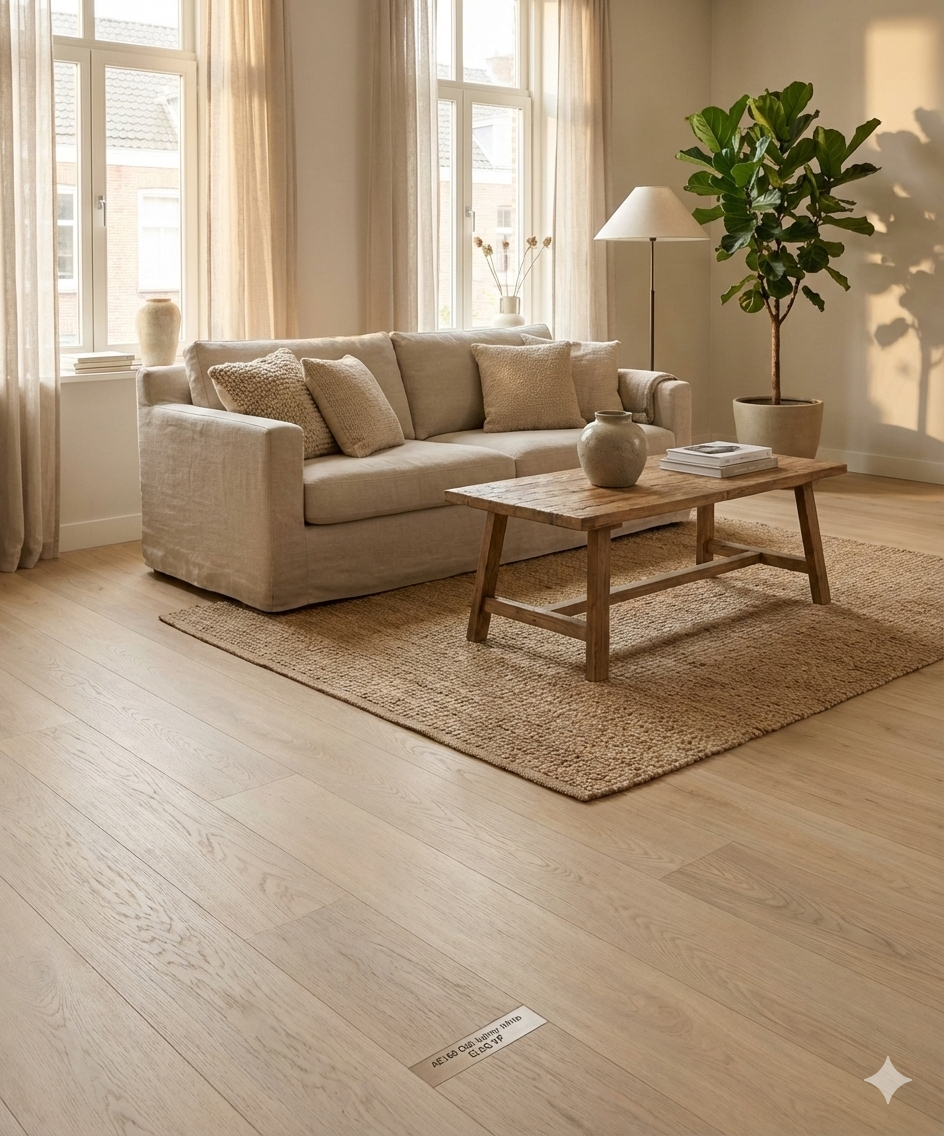 JOKA ATIVO 500 XXL Naturholzboden Landhausdiele 'AE165 Oak balmy white ELEG.VP'