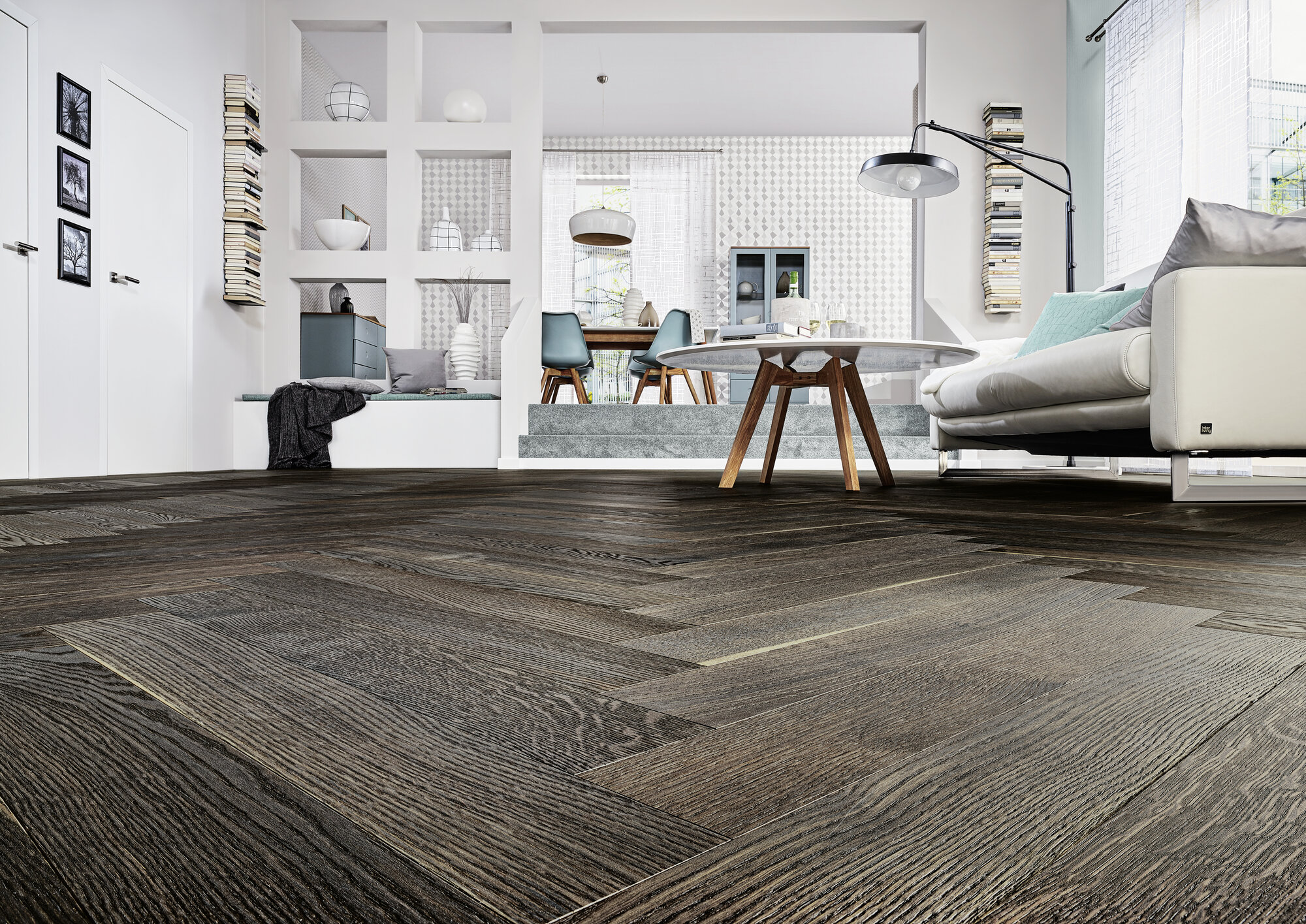 JOKA® 140 LOFT VARIO STAB / Fertigparkett 2-S mit Nut&Feder-System | VR109 Räucherei.neroVILLA V4VP