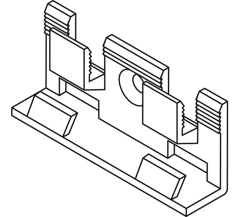 JOKA Sockelleisten-CLIP System FO8458 Clip (12mm f. FO458)