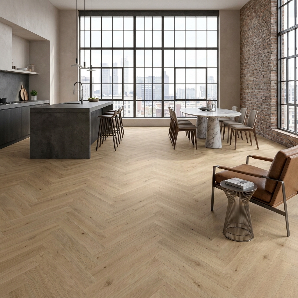 COREtec® Flexile 'Richmond' Fischgrät 50 FLXH 04357 Klebe-Vinyl 3mm