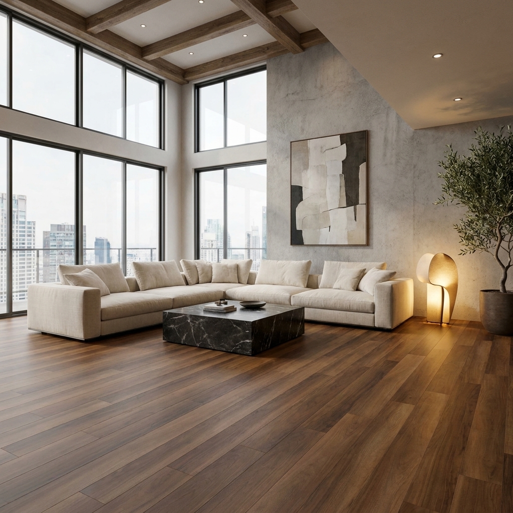 COREtec Rigid Klick-Vinyl 'Royal Walnut 85' - SurPlus - 50 RLV 3585