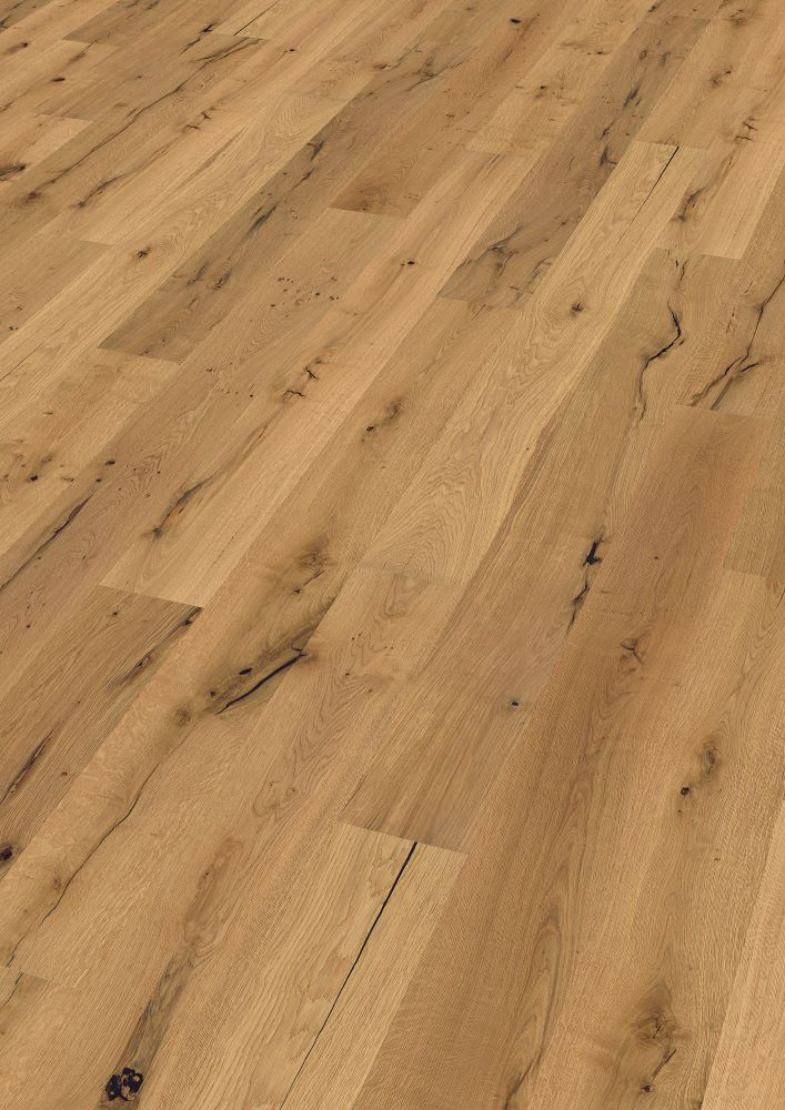 CaronaFloors 3S-Parkett LHD Eiche Barea gebürstet geölt