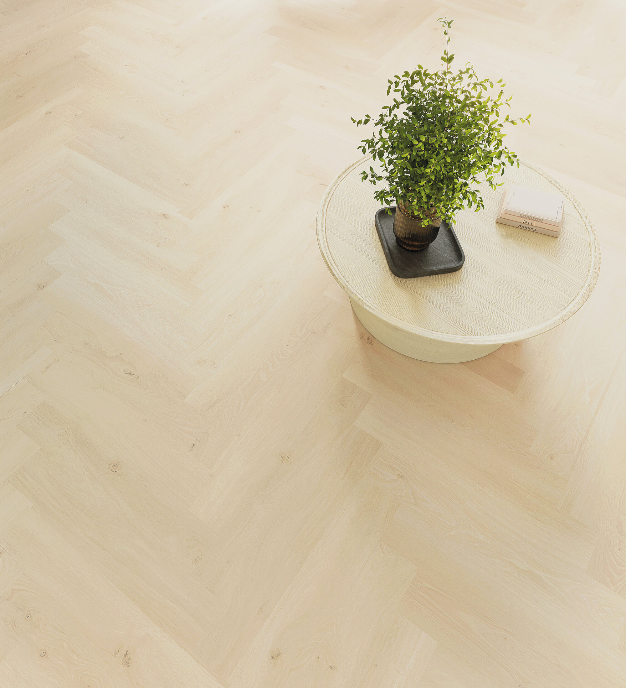 Designböden555 Wooden Styles Herringbone Click - 701H Oak Light EIR