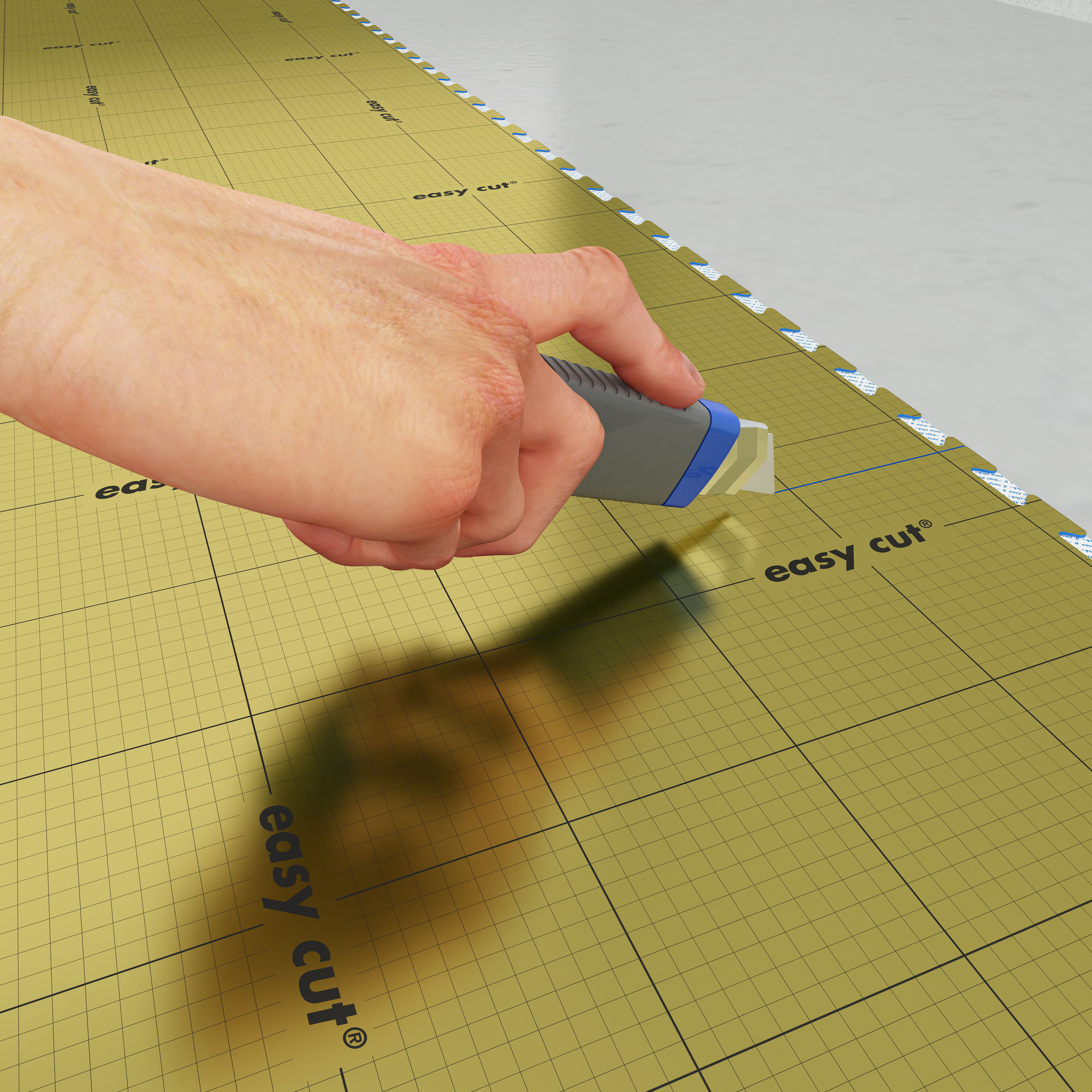 JK139+ Silent Design Unterlage 1,5mm mit Anti-Rutsch Oberfläche mit AluTape