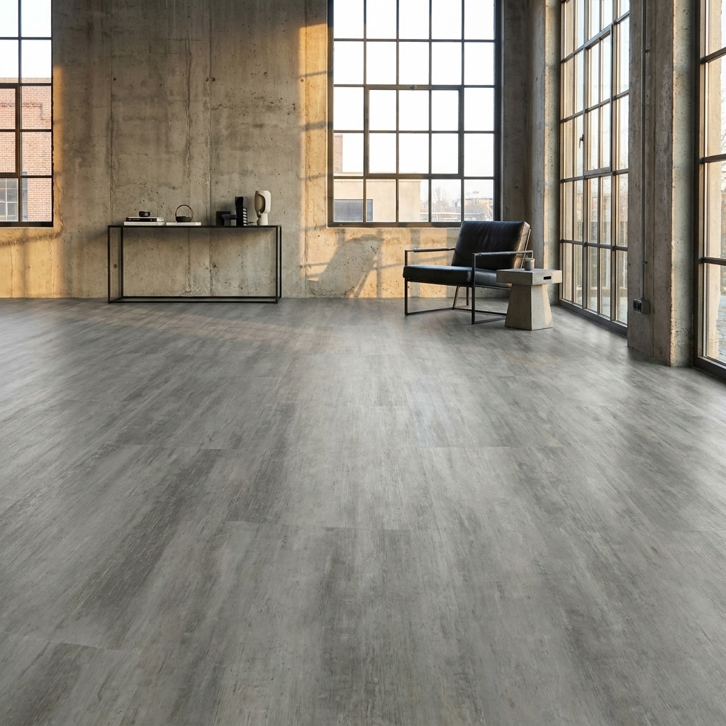 COREtec® Rigid Klick-Vinyl 'Weathered Concrete 03' - The Essentials - 50 LVT 1803