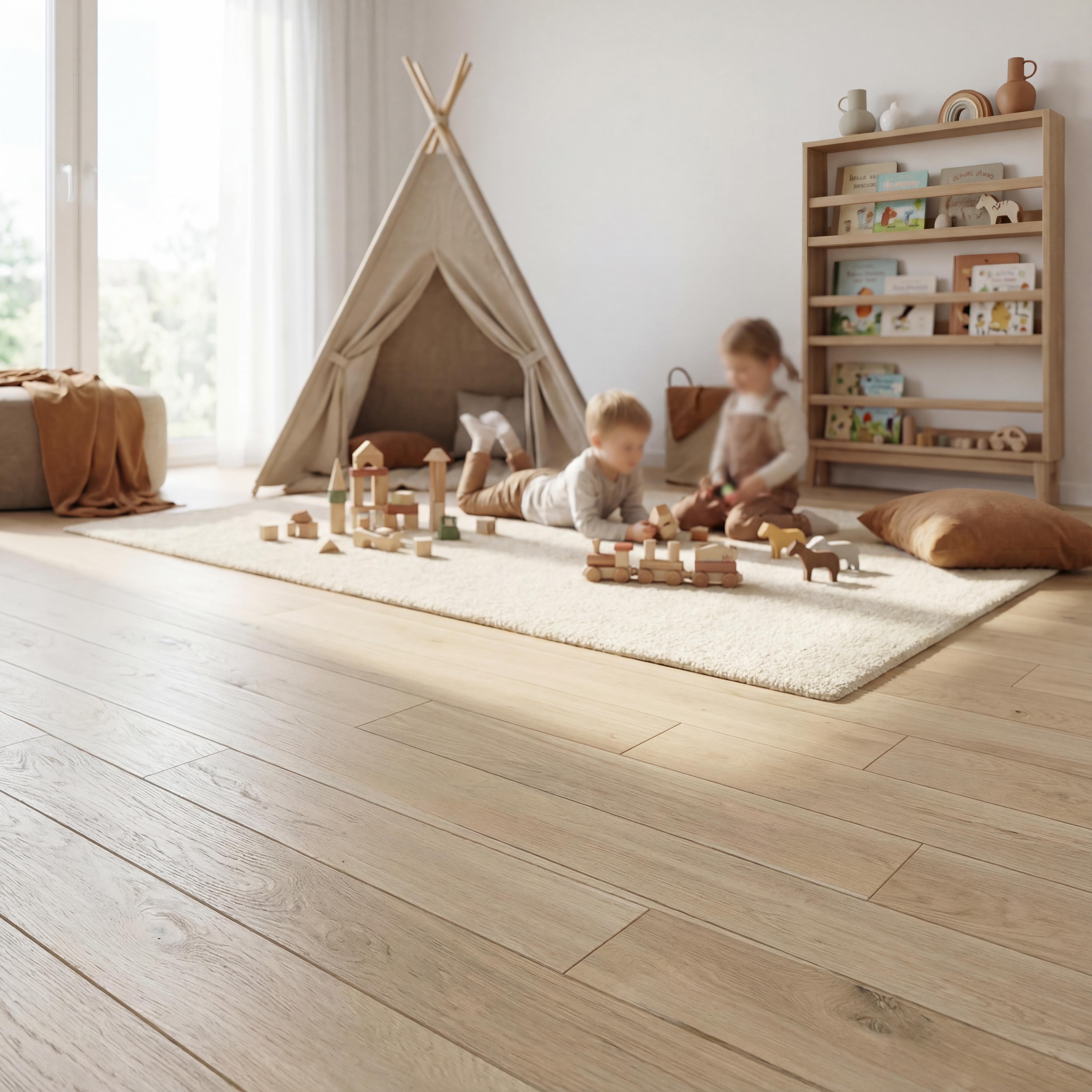 JOKA 130L CASTLE DIELE / Fertigparkett 2-S mit Nut u.Feder-System | DE514 Eiche creme g.VILLA V4ÖL