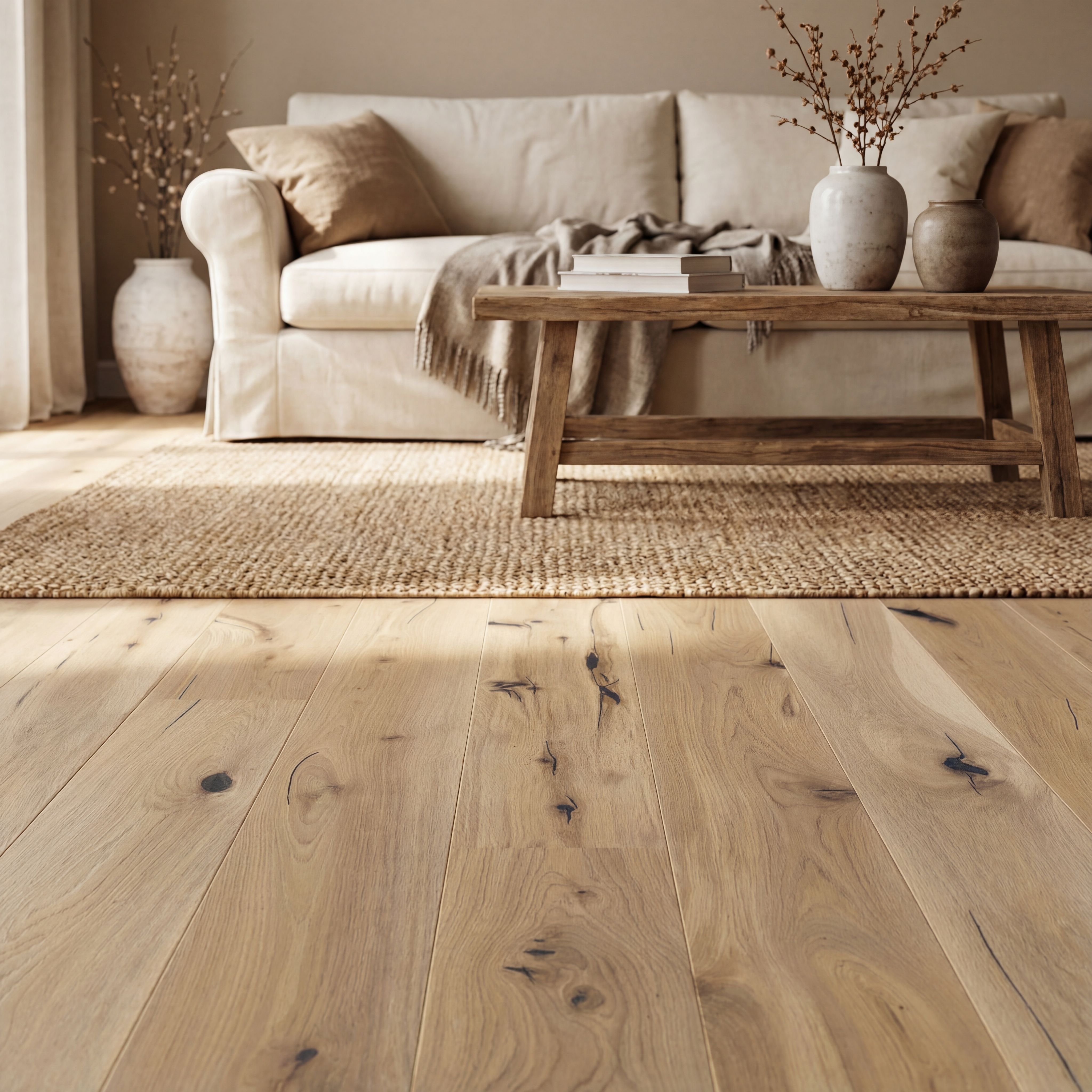 JOKA CALGARY 535 LD Parkettboden 3-S Landhausdiele | E7114 Eiche creme g. COUNTRY ÖL