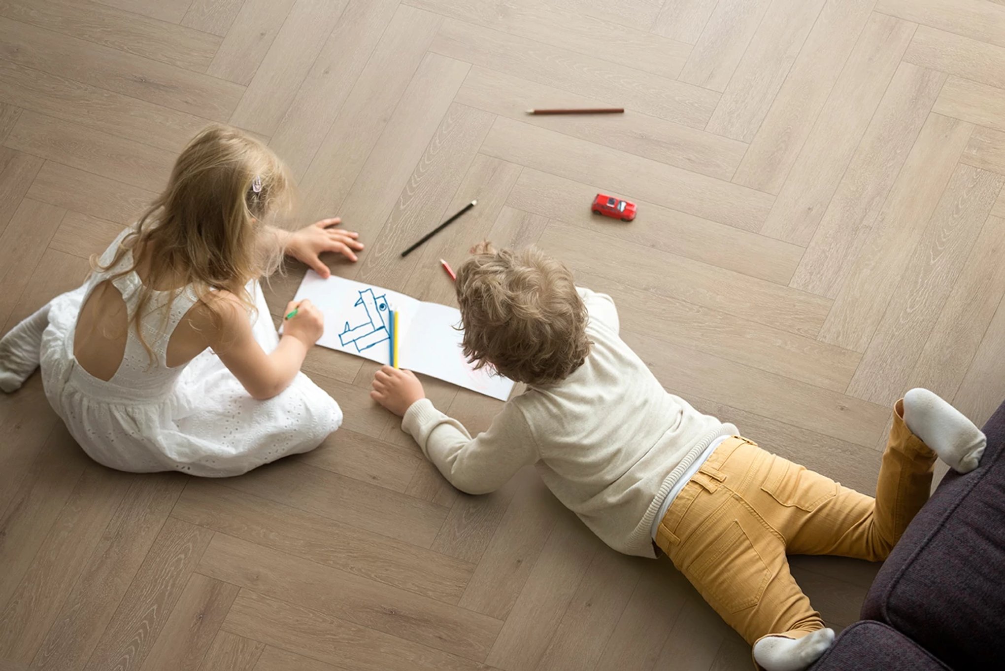 COREtec Rigid Klick-Vinyl 'Lumber' - Naturals HB Series - 50 LVPEH 804