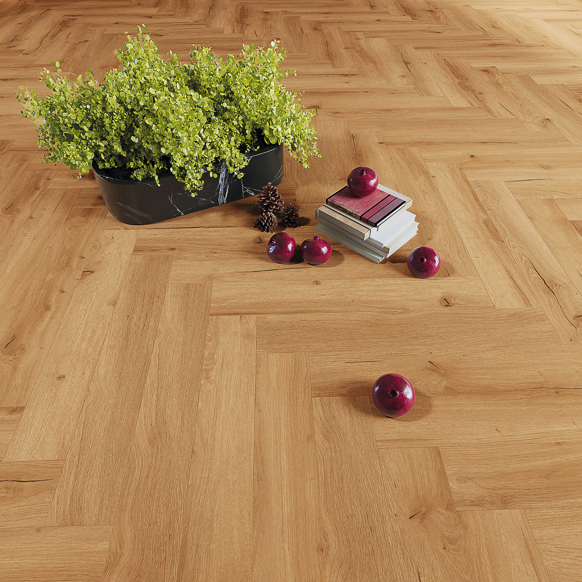 Designböden555 Wooden Styles Herringbone Click