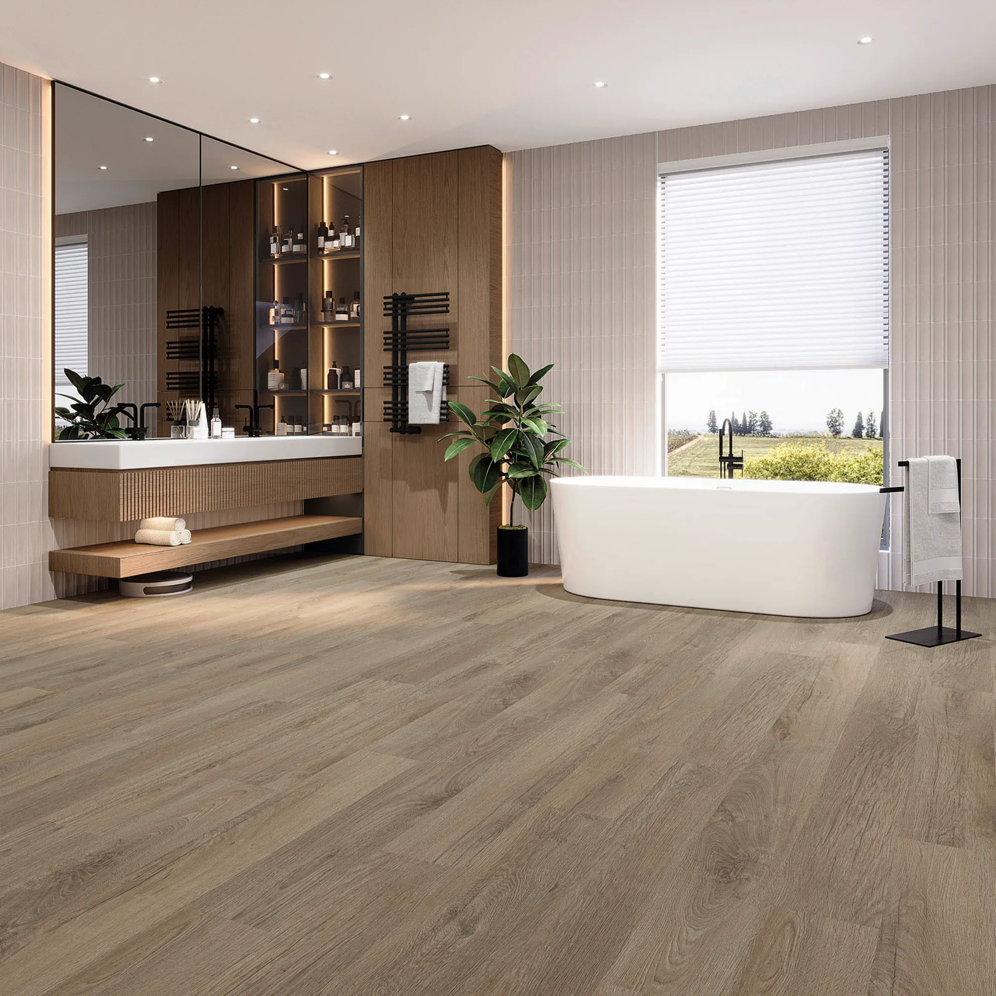 DESIGN 555 Wooden Evolut Click - 915 Stone Oak EIR