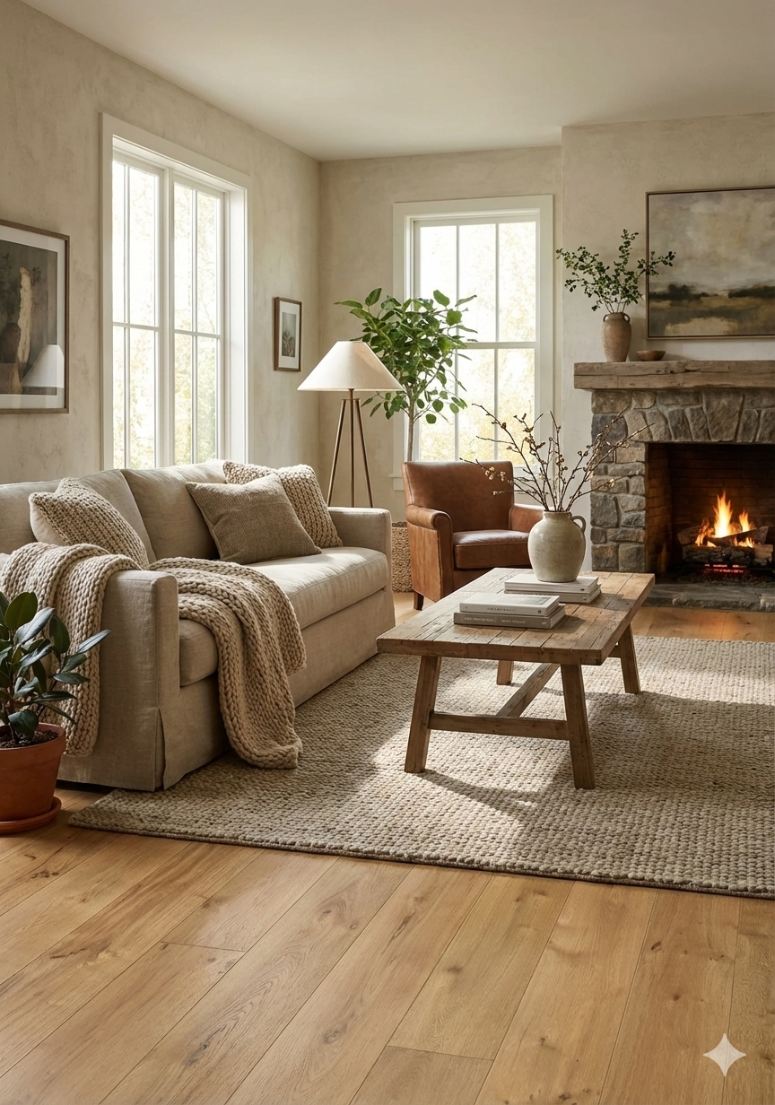 JOKA ATIVO 500 XXL Naturholzboden Landhausdiele 'AE563 Oak feral brown VILLA ÖL'