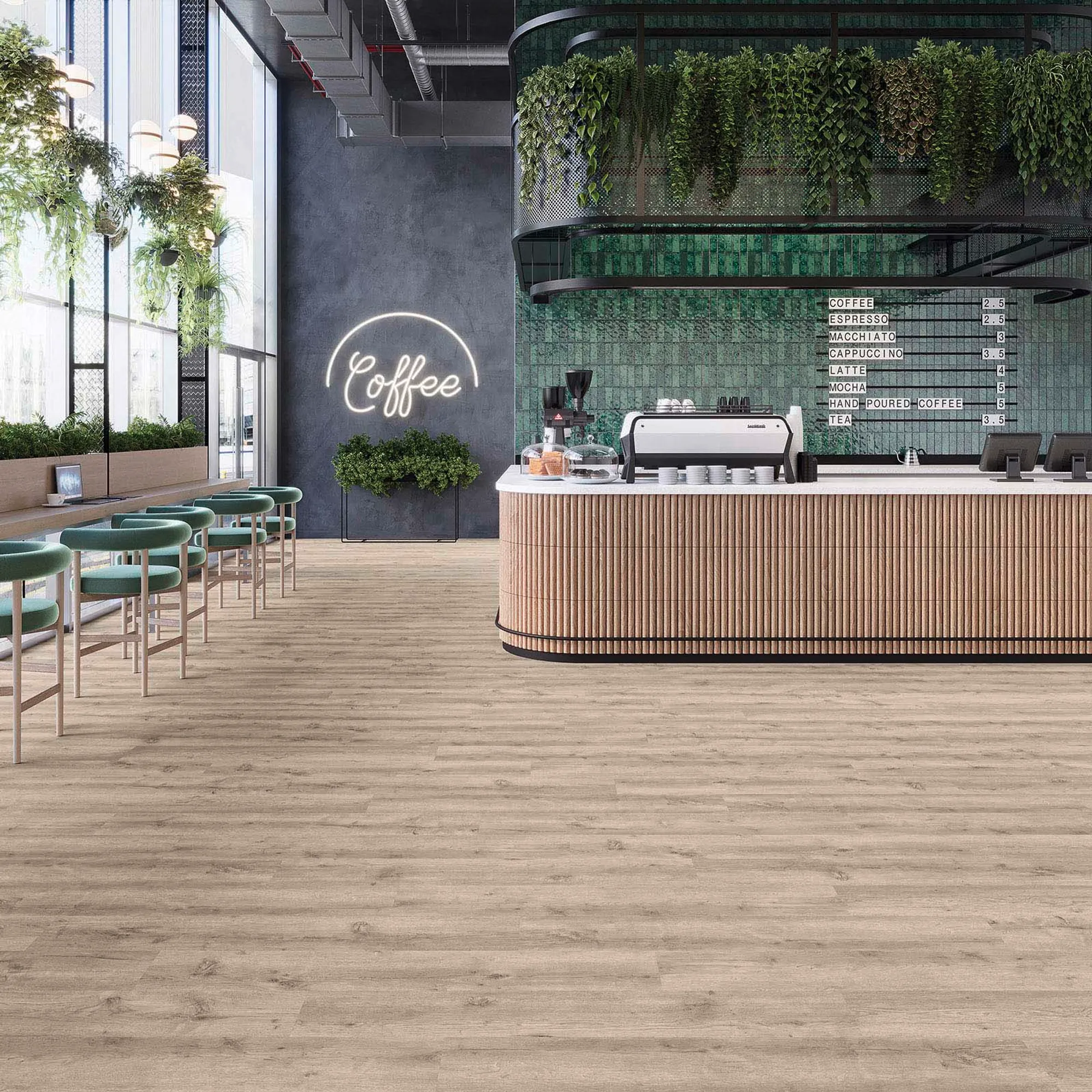 DESIGN 555 Wooden Evolut Click - 909 Hazy Oak EIR