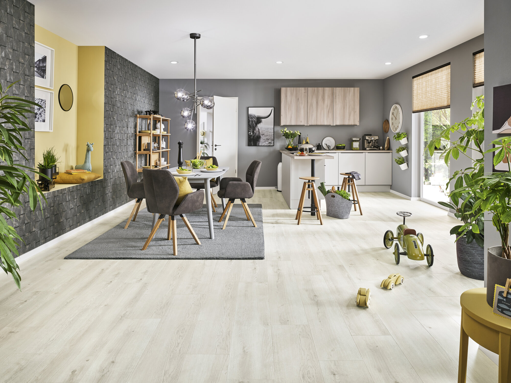 JOKA Naturdesignboden Xplora NEXT 833 Wide Timeless 8833 Oak cottage white