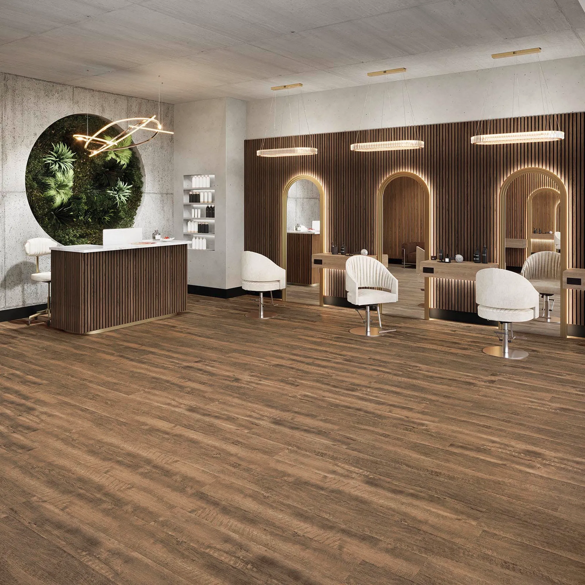 JOKA DESIGN 555 Click - Rigid Klick-Vinyl mit integriertem Trittschall - 414 Wild Oak