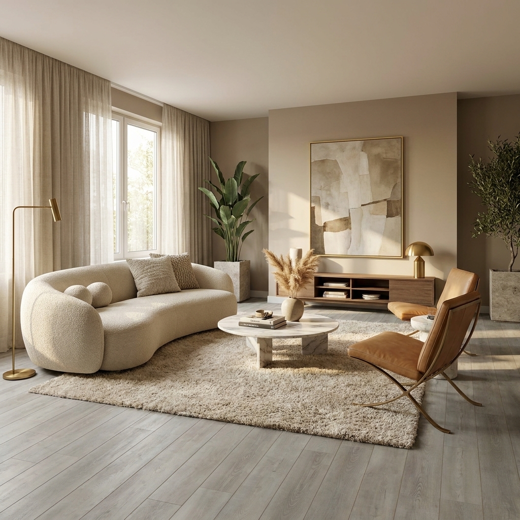 COREtec® Rigid Klick-Vinyl 'Haze' - Naturals - 50 LVPE 855