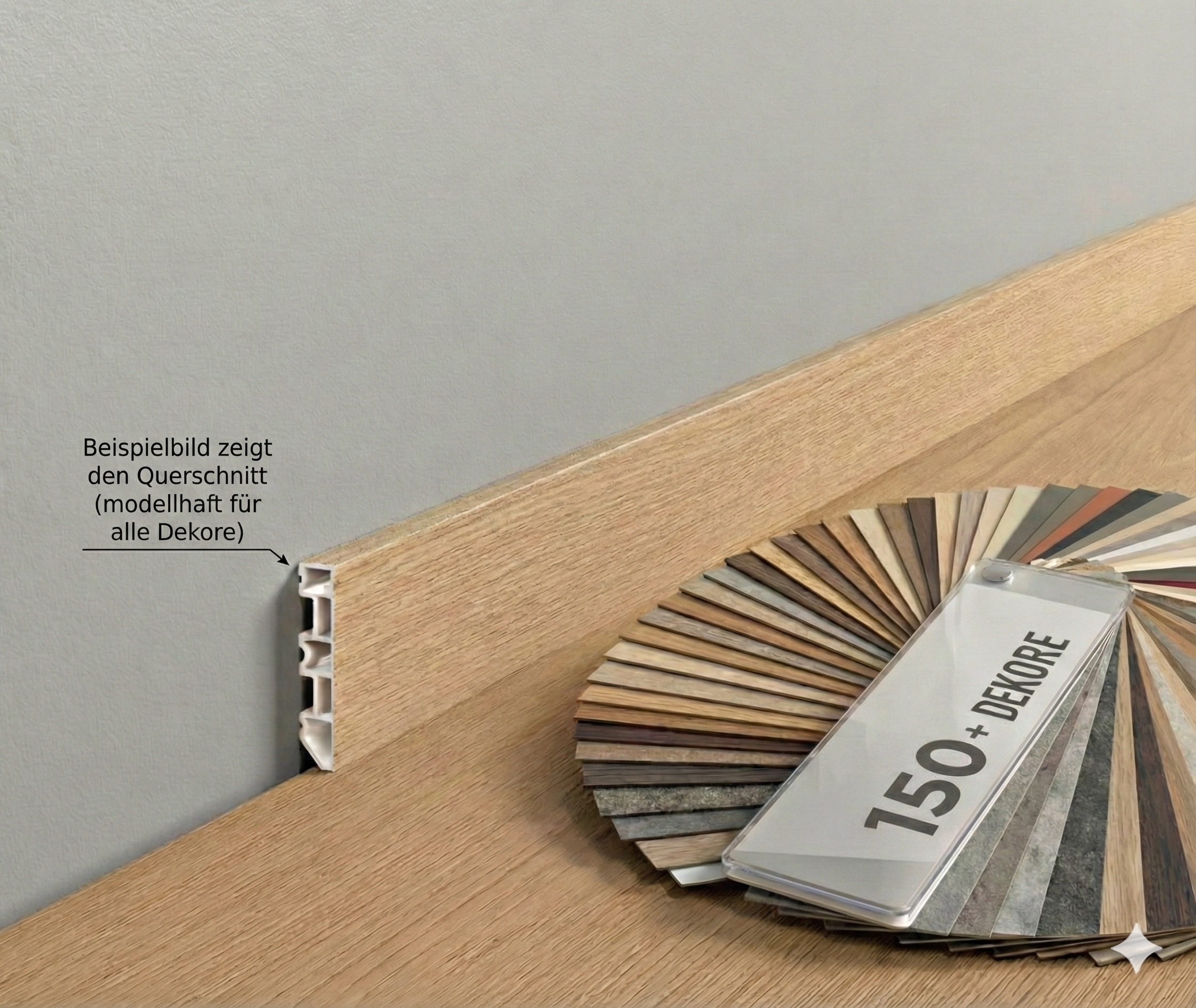 COREtec Sockelleiste dekorgleich – Passend zu COREtec Rigid Klick-Vinyl