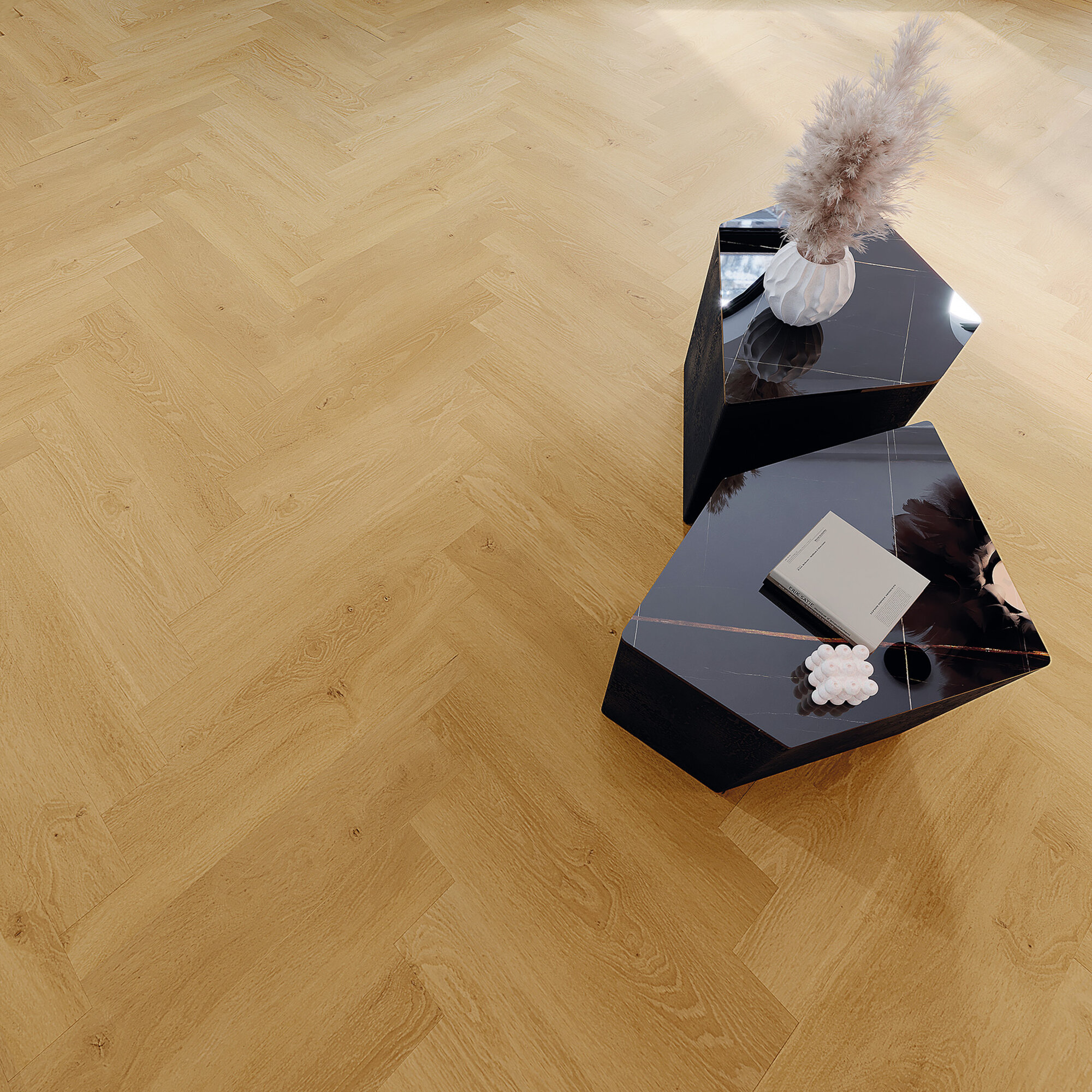 Designböden555 Wooden Styles Herringbone Click - 705H Oak Natural EIR