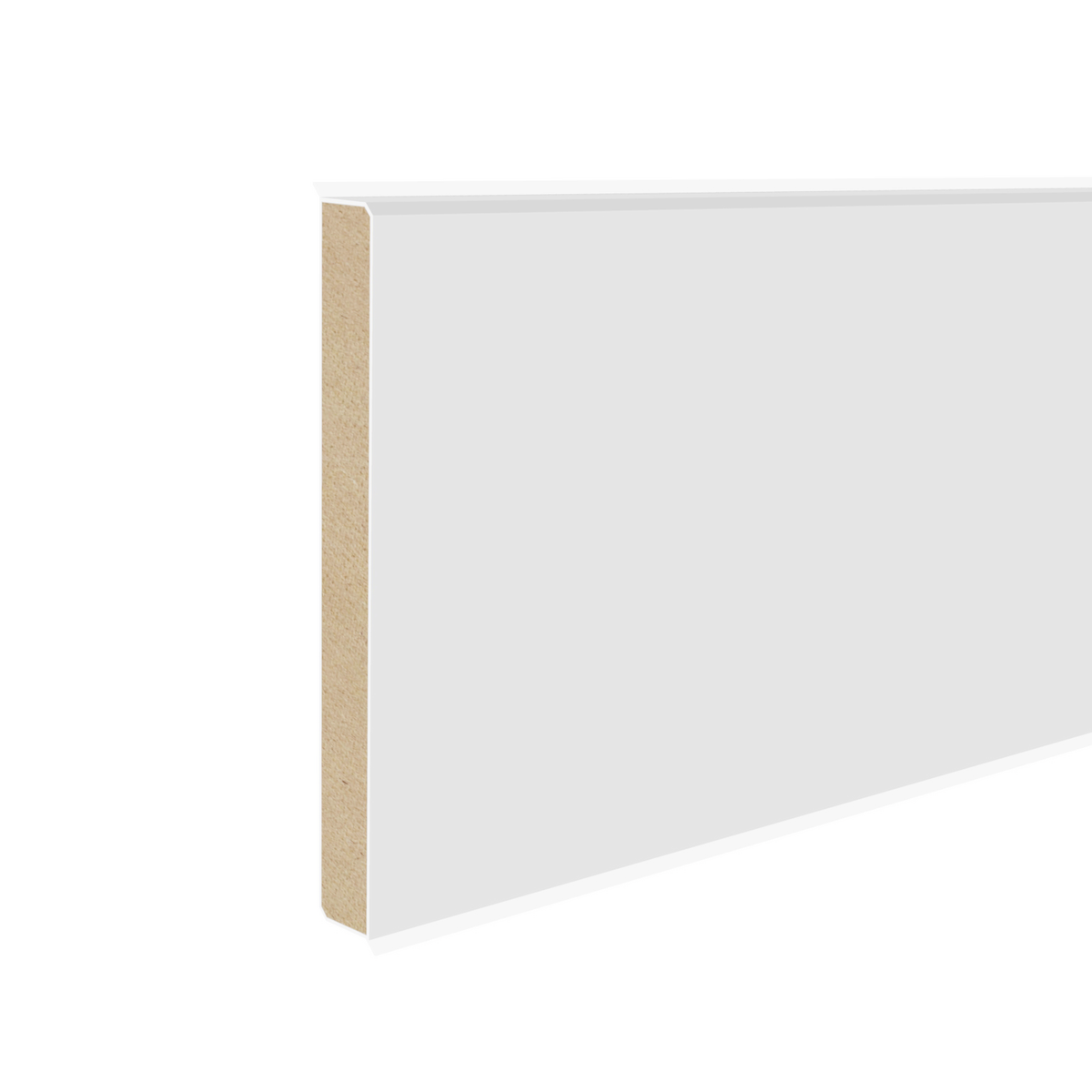 Döllken Kernsockelleiste Cubu flex life 100 - Perlweiß 1013