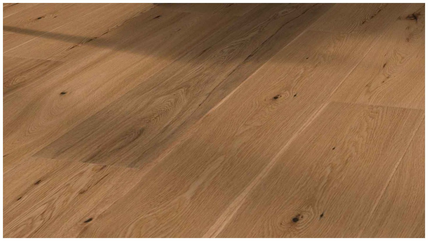 CaronaFloors 3S-Parkett LHD Eiche Iotto handgehobelt geölt