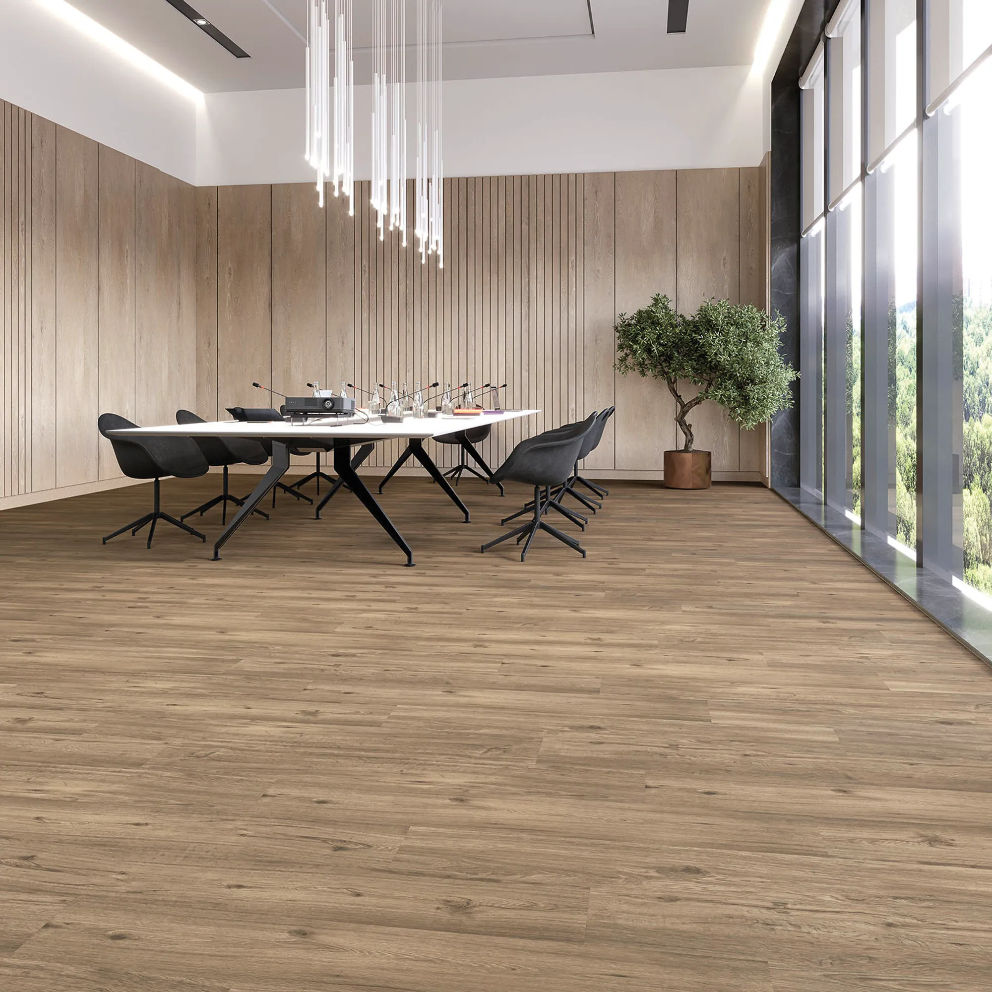 JOKA DESIGN 555 Click - Rigid Klick-Vinyl mit integriertem Trittschall - 509 Spring Oak