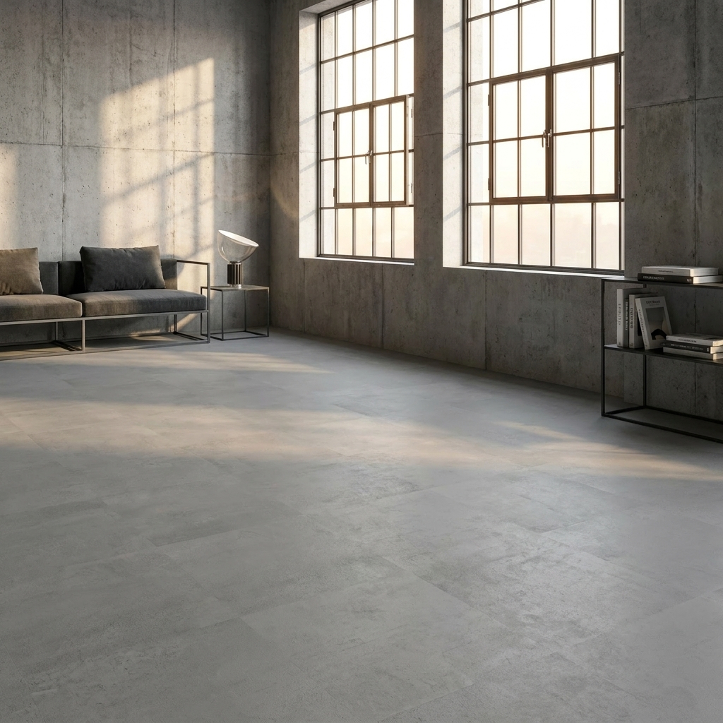 COREtec® Rigid Klick-Vinyl 'Polished Concrete 95' - The Essentials - 50 LVT 1695