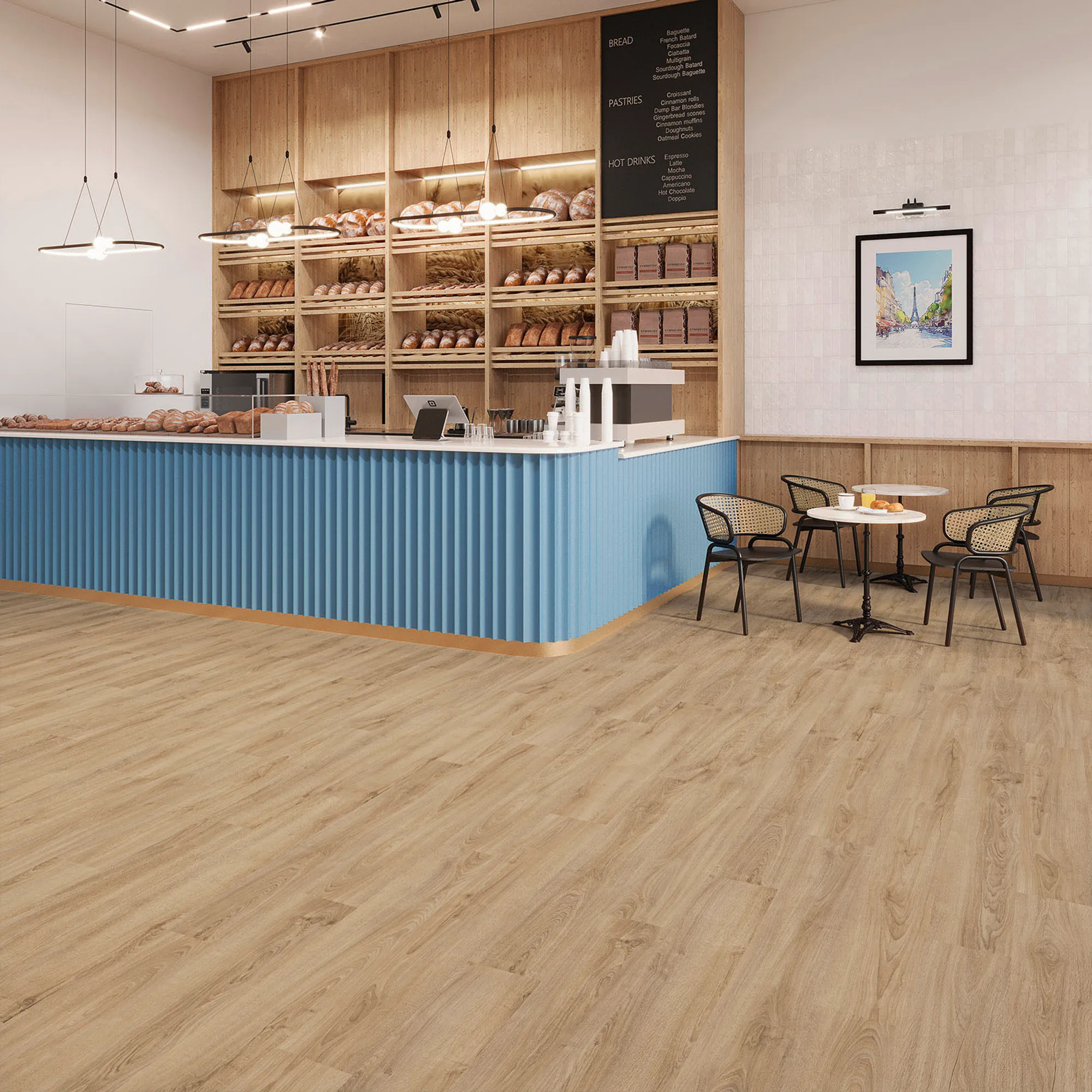 DESIGN 555 Wooden Evolut Click - 911 Forest Oak EIR