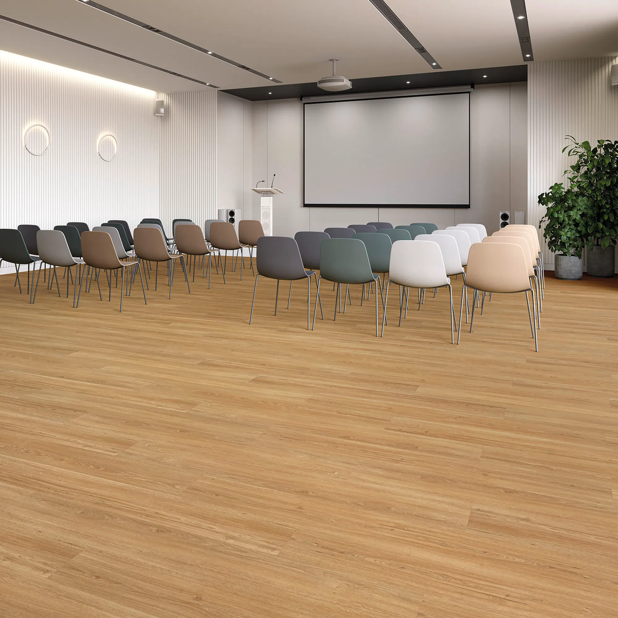 JOKA DESIGN 555 Click - Rigid Klick-Vinyl mit integriertem Trittschall - 207 Incred.Li.Oak