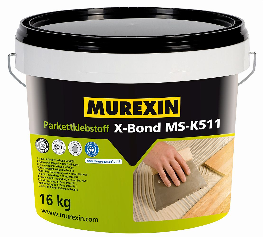 Murexin X-Bond MS-K 511 Parkettklebstoff | 16 kg | Hart-elastischer MSP-Klebstoff