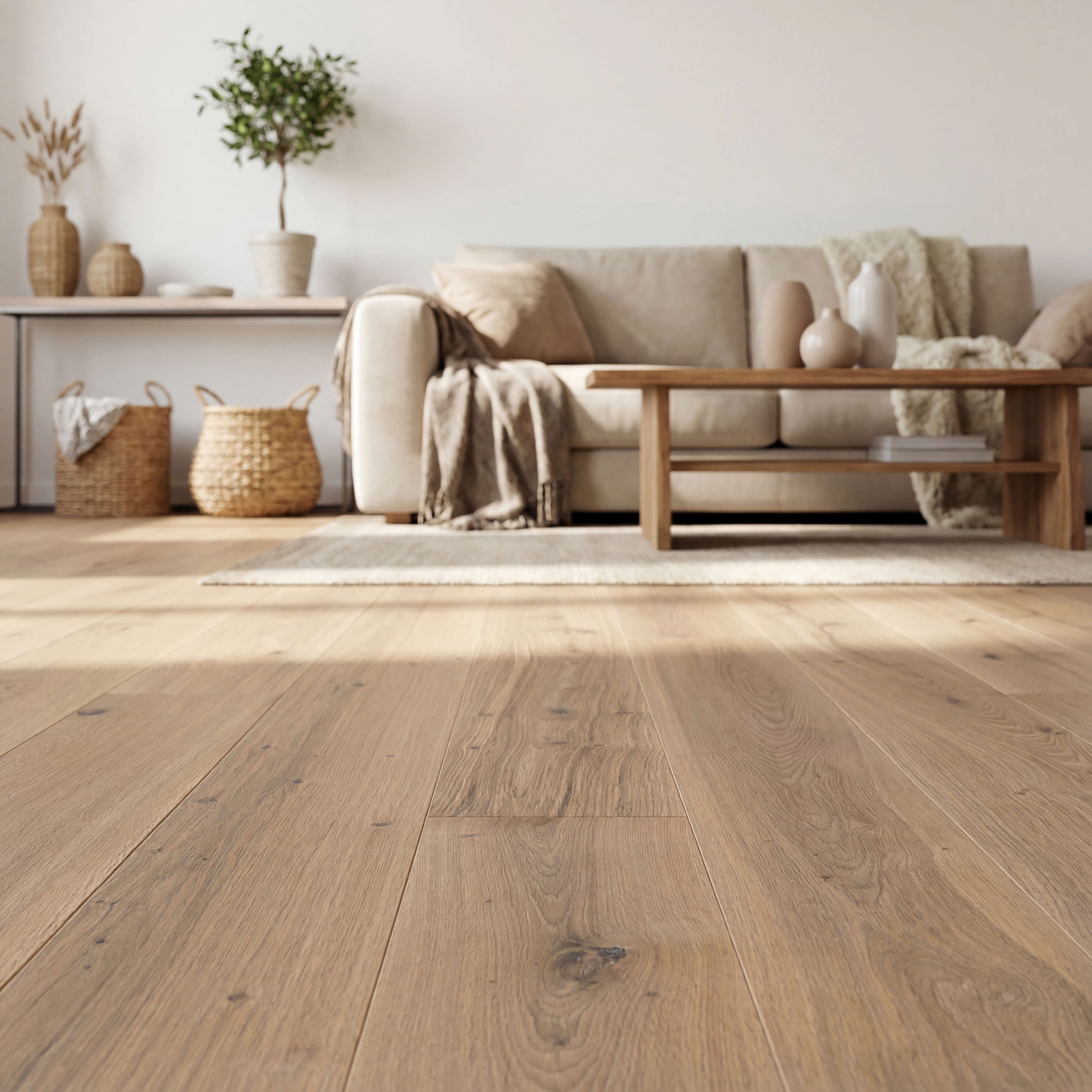 JOKA Parkett CALGARY 527LD COMPACT 3-S Landhausdiele | E3614 Eiche creme g. NATUR ÖL