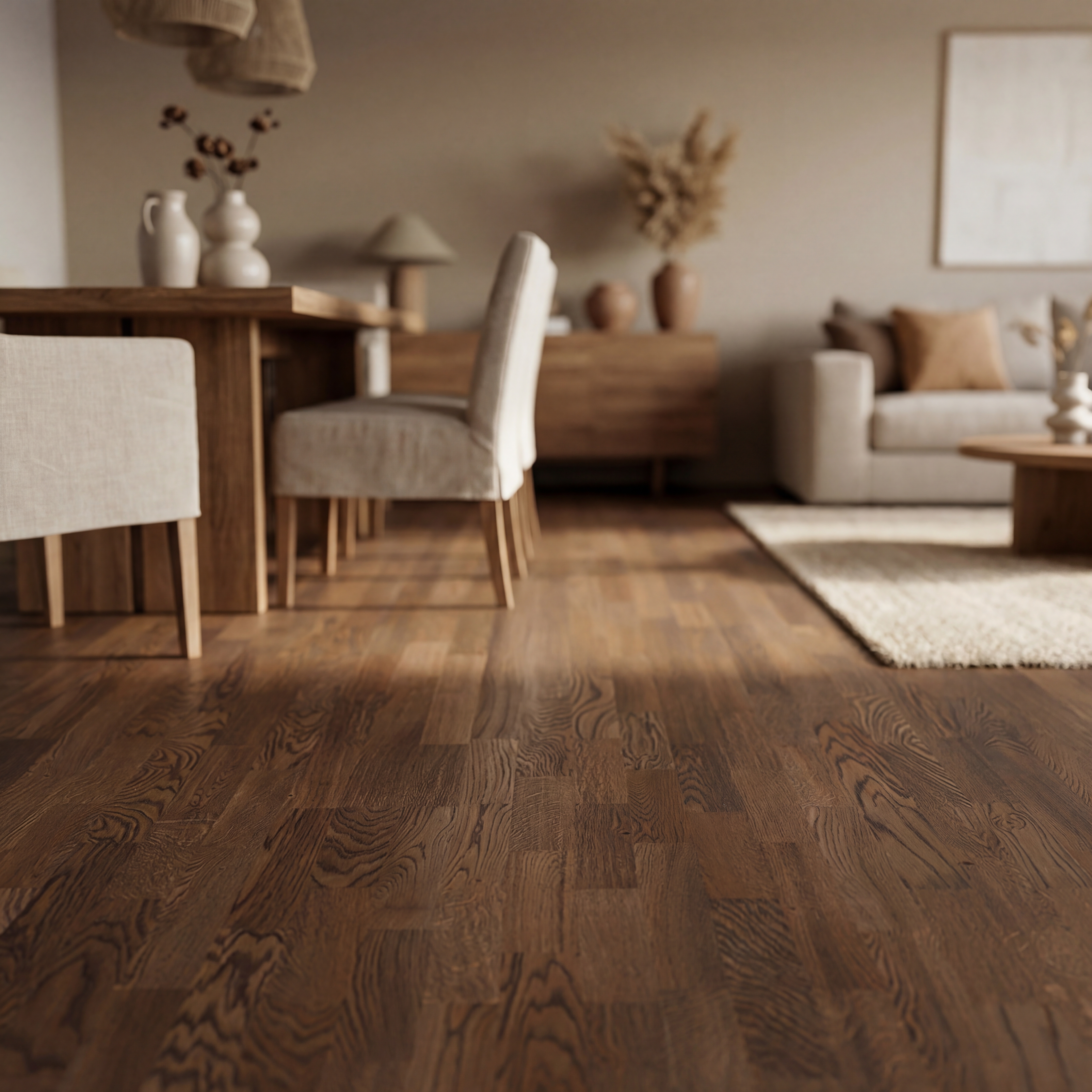 JOKA KINGSTON 535SB | E1868 Eiche g.choco NATURE ÖL | 3-Schicht Fertigparkett als Schiffsboden 3-Stab