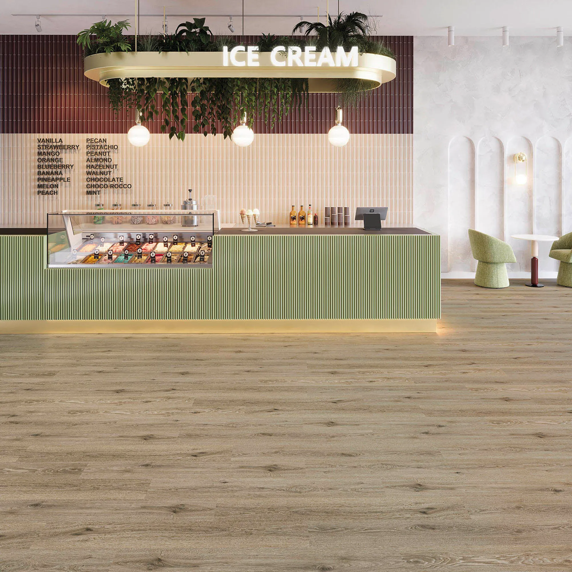 JOKA DESIGN 555 Click - Rigid Klick-Vinyl mit integriertem Trittschall - 541 Smoky Oak