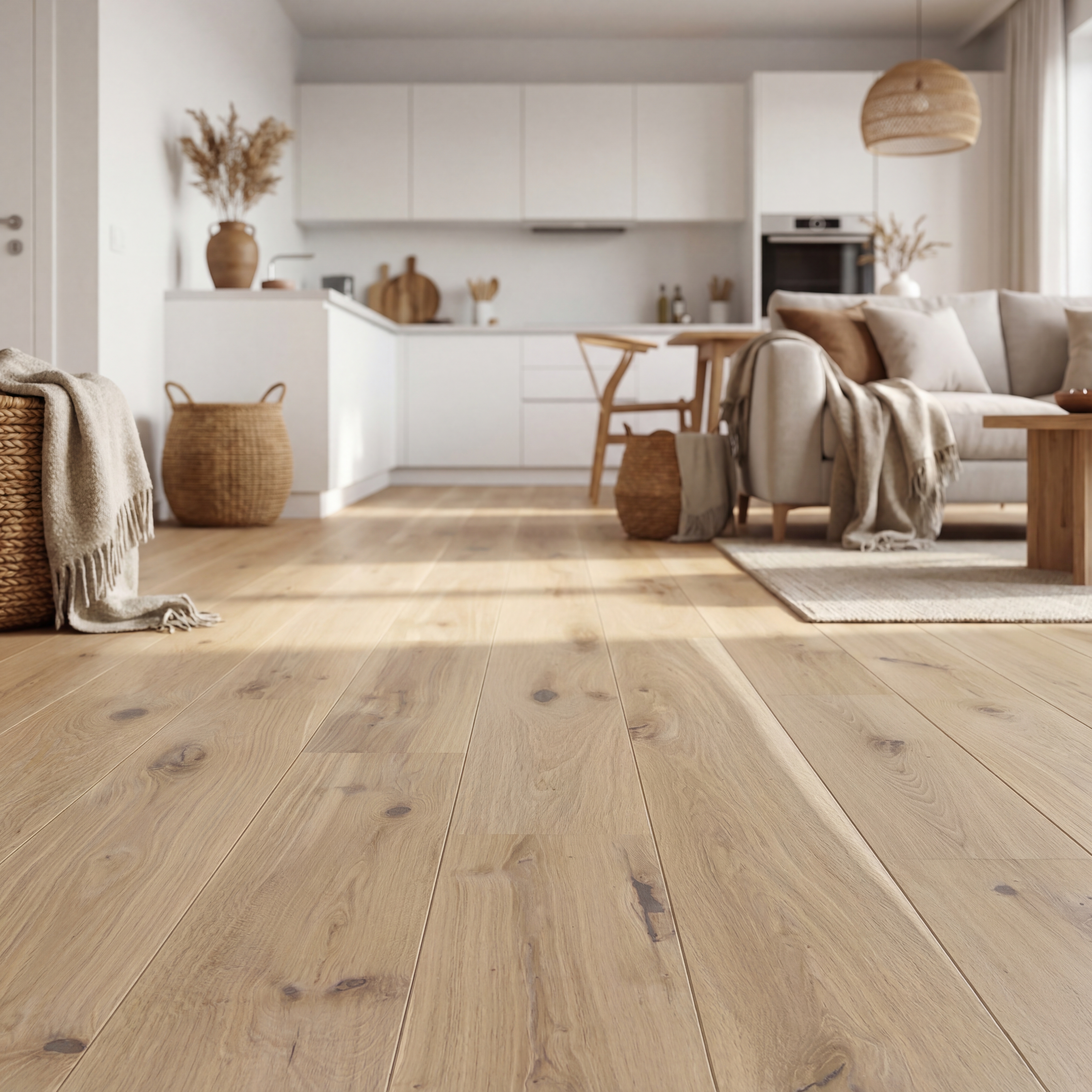 JOKA Parkett CALGARY 527LD COMPACT 3-S Landhausdiele | E9494 Eiche creme MIX ÖL[TWIN]