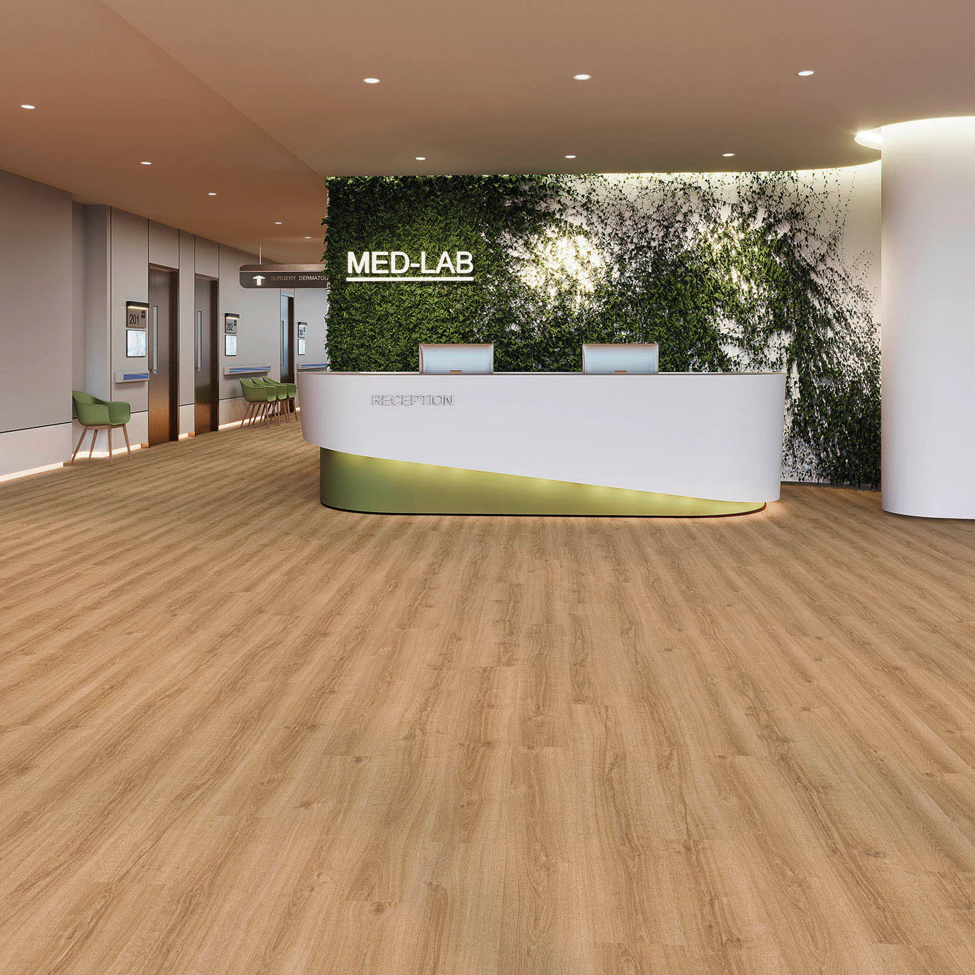 DESIGN 555 Wooden Evolut Click - 914 Summer Oak