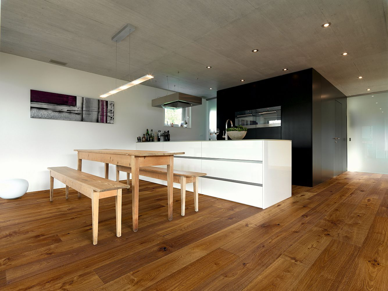 Admonter Parkett Eiche Ignis Rustic – Geräuchert & alpin-strukturiert