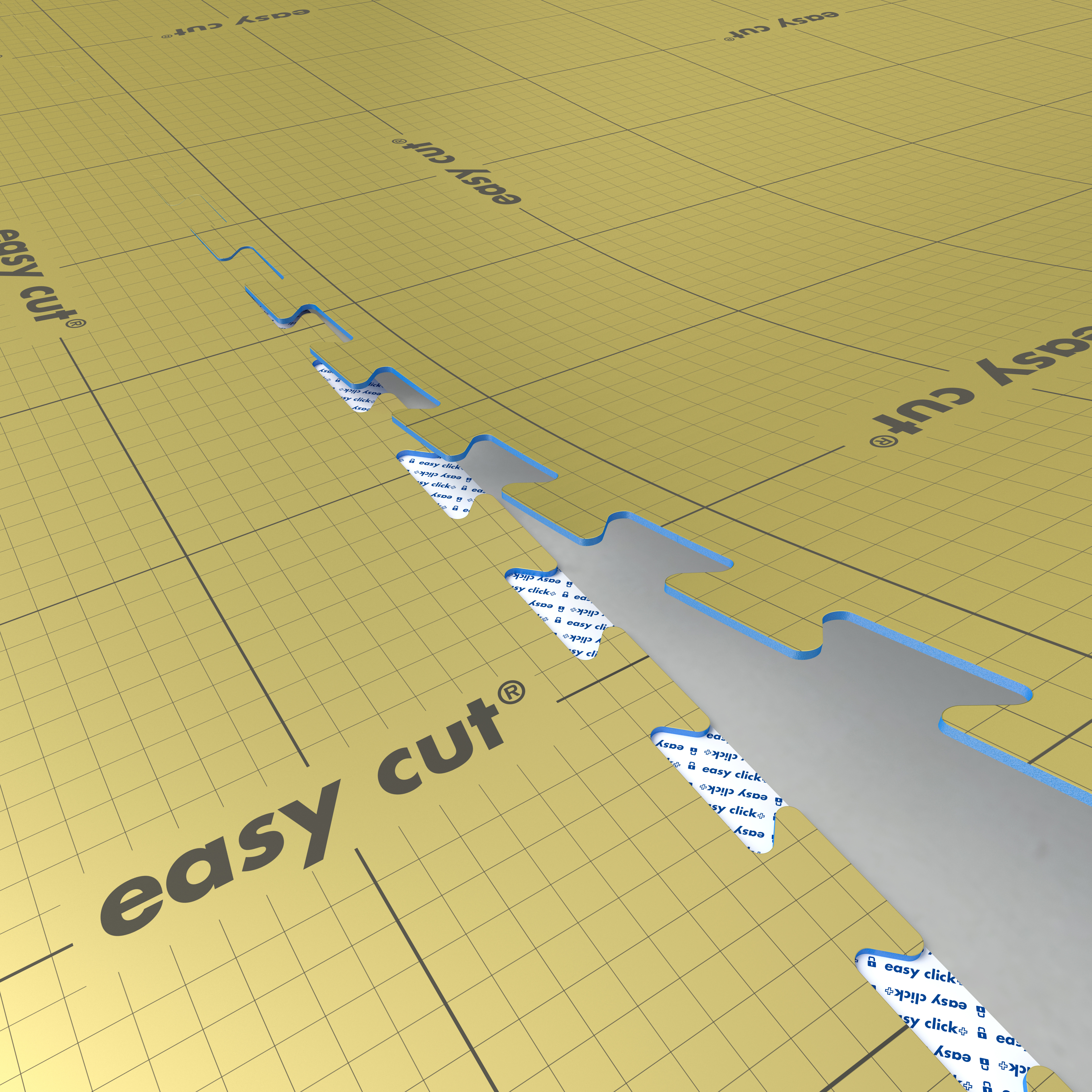 JK139+ Silent Design Unterlage 1,5mm mit Anti-Rutsch Oberfläche mit AluTape