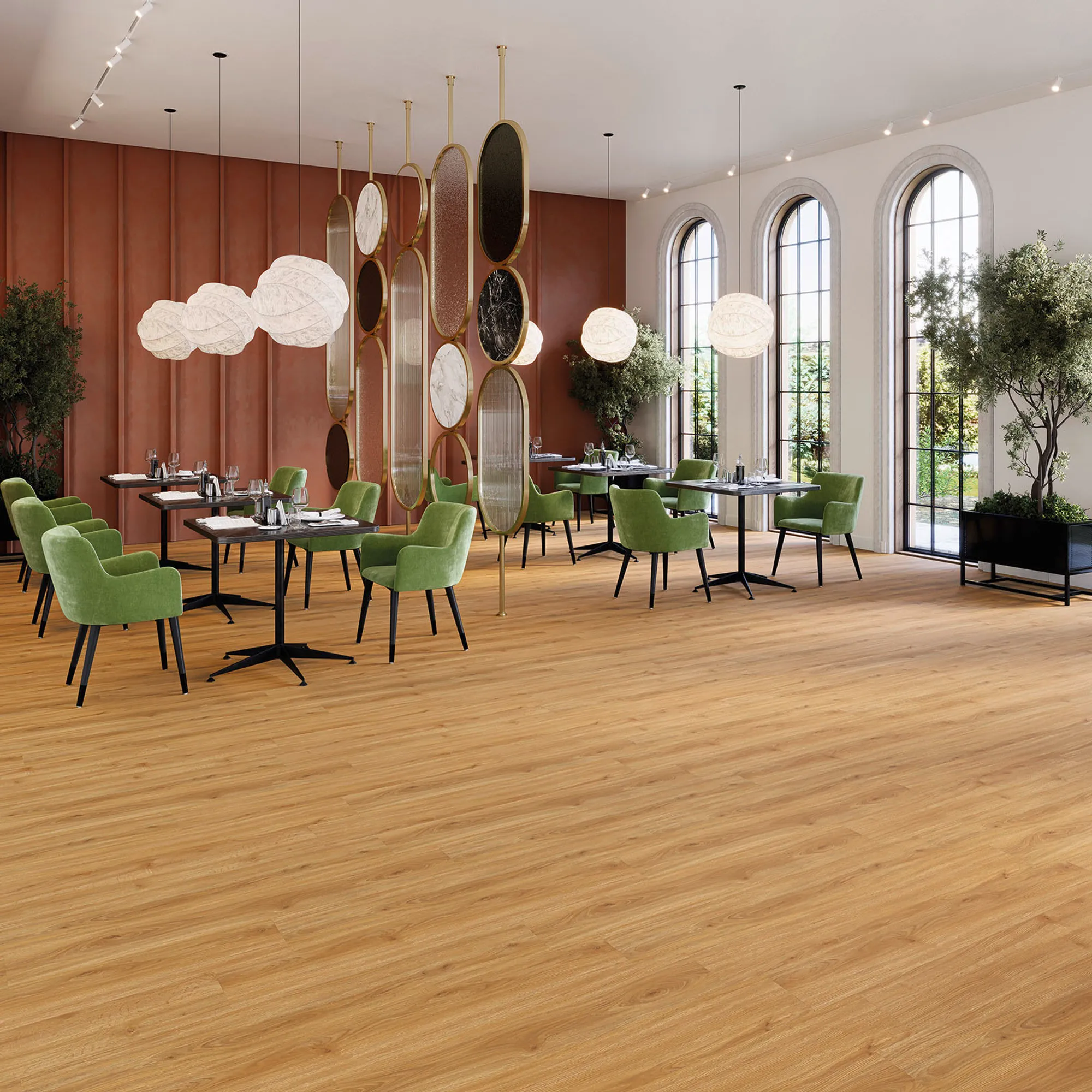 JOKA DESIGN 555 Click - Rigid Klick-Vinyl mit integriertem Trittschall - 412 Cozy Oak