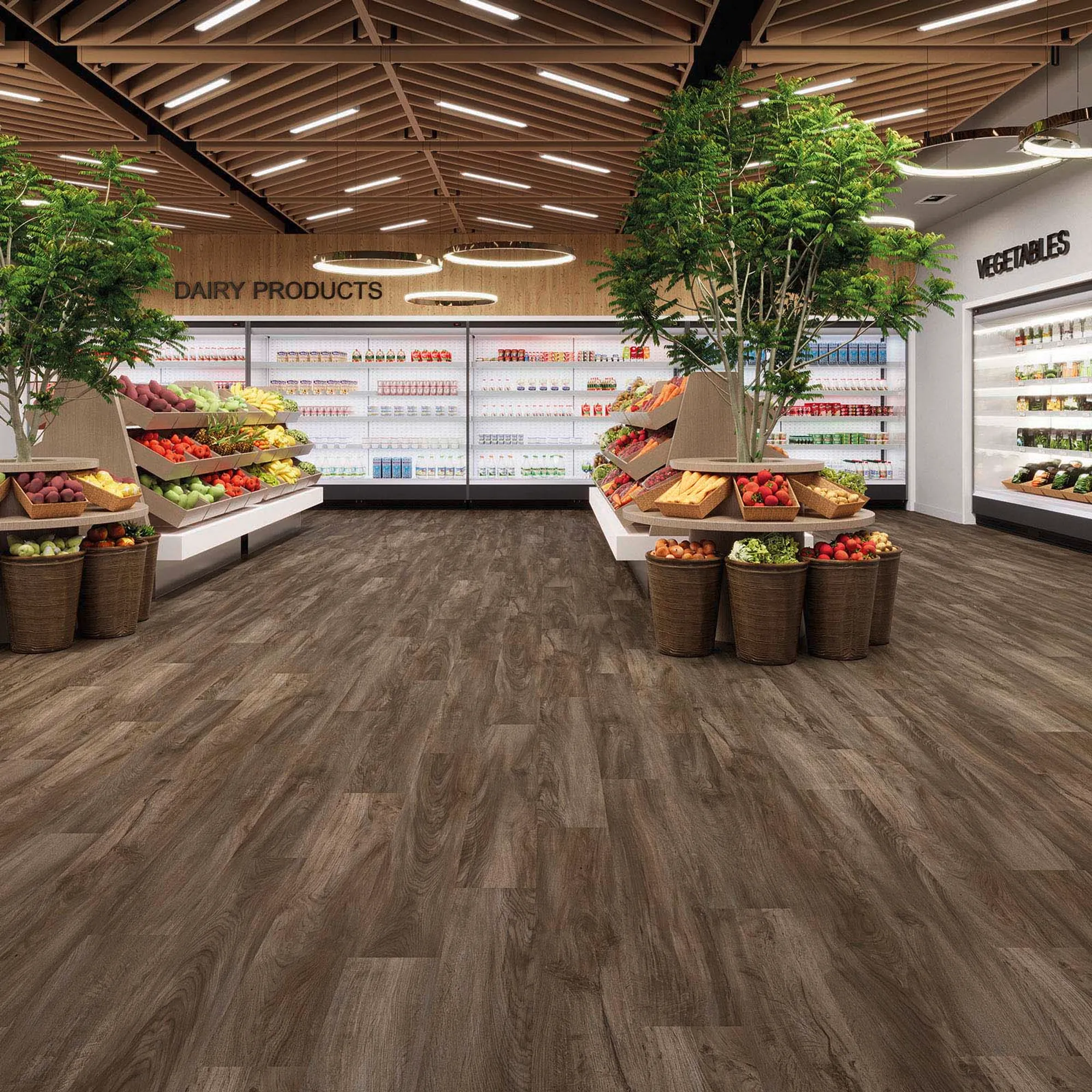 DESIGN 555 Wooden Evolut Click - 906 Mud Oak EIR
