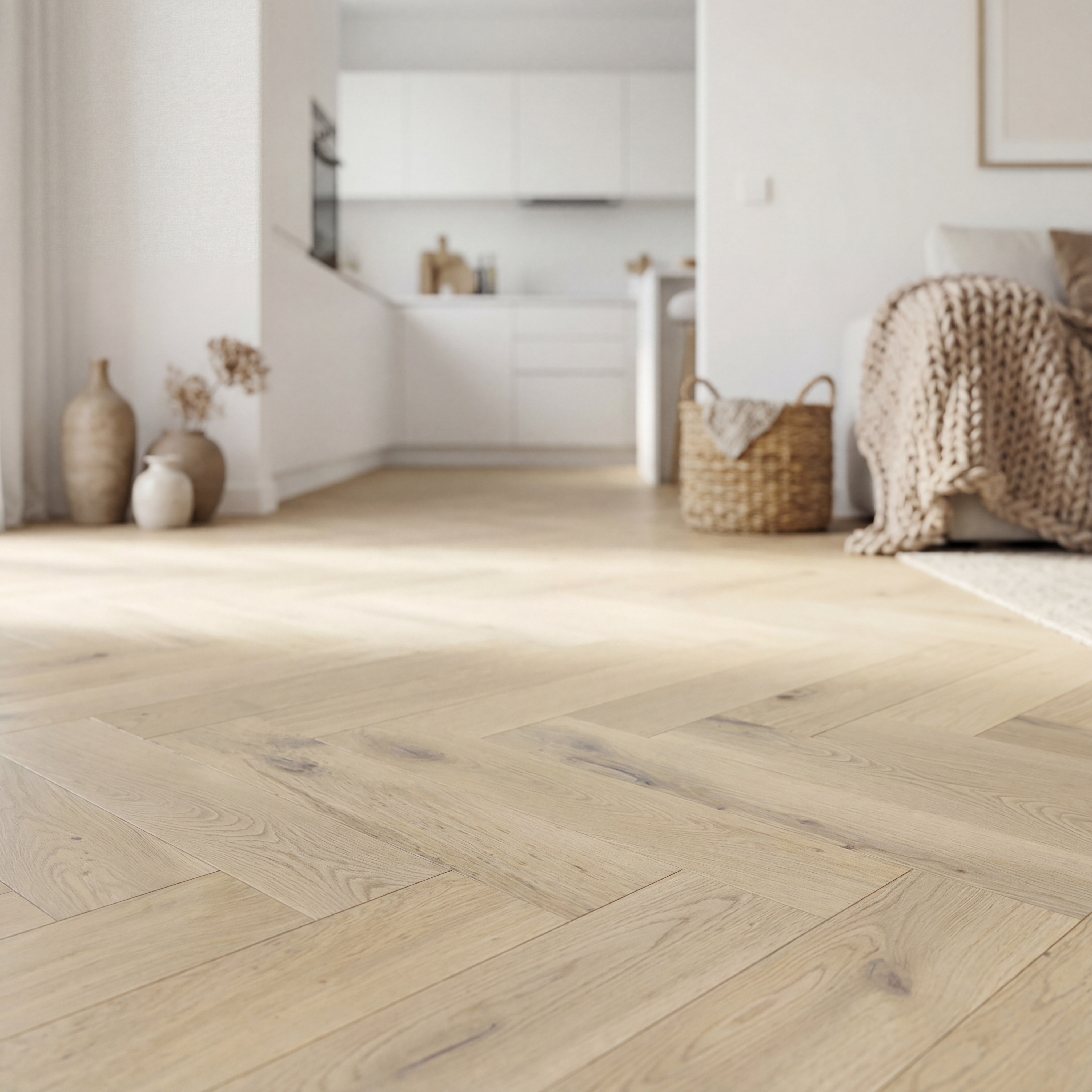 JOKA 130V CASTLE VARIO DIELE / Fertigparkett 2-S mit Nut u.Feder-System | GE514 Eiche creme g.VILLA V4ÖL