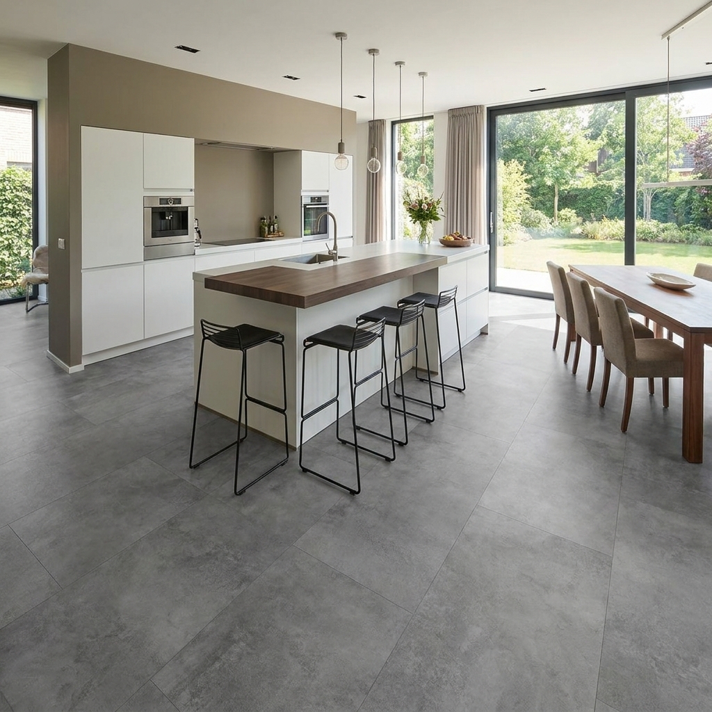 COREtec® Rigid Klick-Vinyl 'Cloud' - Authentics TILE - 50 LVTE 151